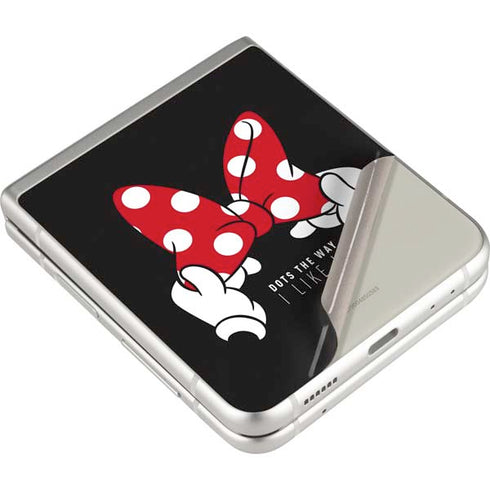 Disney Minnie Mouse Dots The Way Galaxy Z Flip3 5G Skin