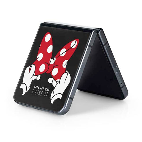 Disney Minnie Mouse Dots The Way Galaxy Z Flip5 5G Skin