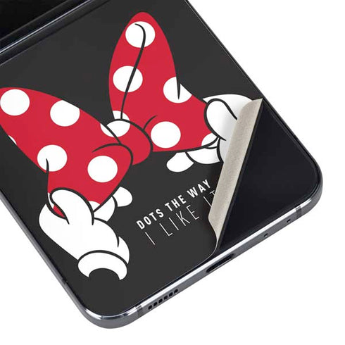 Disney Minnie Mouse Dots The Way Galaxy Z Flip5 5G Skin