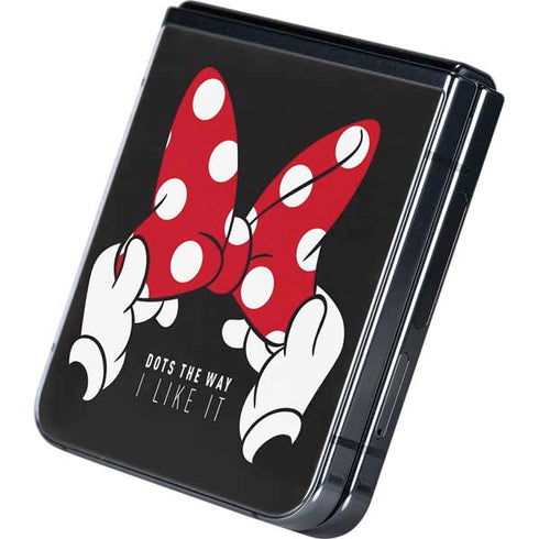 Disney Minnie Mouse Dots The Way Galaxy Z Flip5 5G Skin
