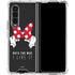 Disney Minnie Mouse Dots The Way Galaxy Z Fold4 5G Clear Case