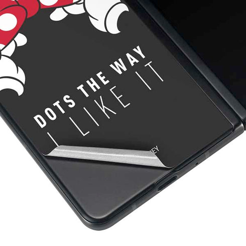 Disney Minnie Mouse Dots The Way Galaxy Z Fold4 5G Skin