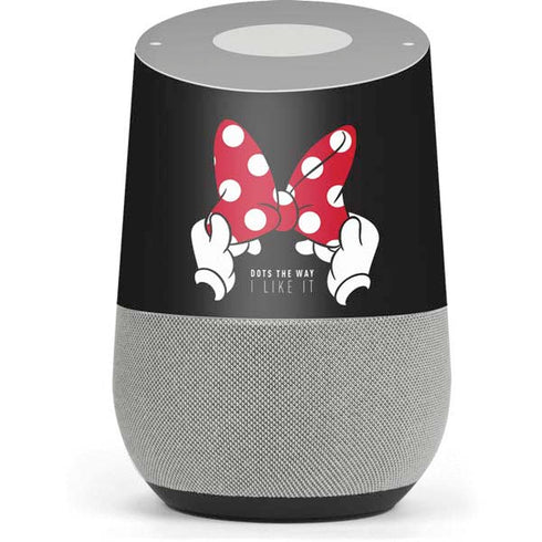 Disney Minnie Mouse Dots The Way Google Home Skin