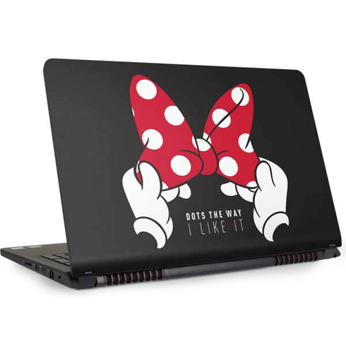 Disney Minnie Mouse Dots The Way Dell Inspiron Skin