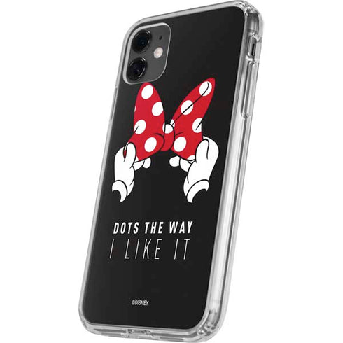 Disney Minnie Mouse Dots The Way iPhone 11 Clear Case