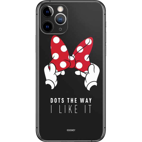 Disney Minnie Mouse Dots The Way iPhone 11 Pro Skin