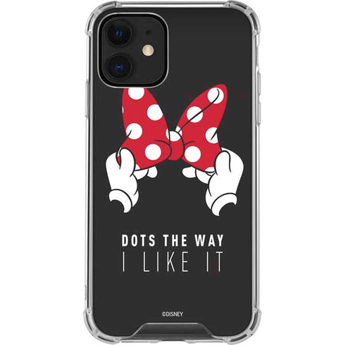 Disney Minnie Mouse Dots The Way iPhone 12 Clear Case