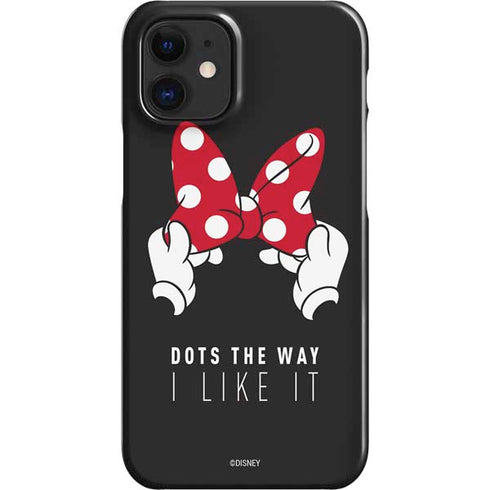 Disney Minnie Mouse Dots The Way iPhone 12 Mini Lite Case