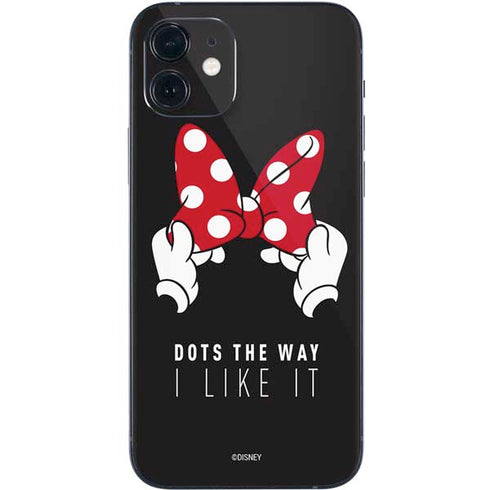 Disney Minnie Mouse Dots The Way iPhone 12 Mini Skin