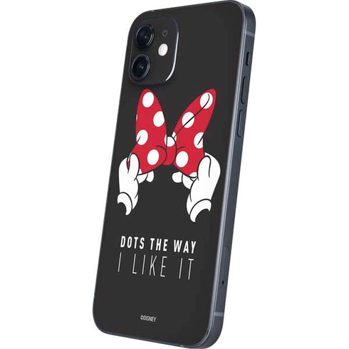 Disney Minnie Mouse Dots The Way iPhone 12 Mini Skin