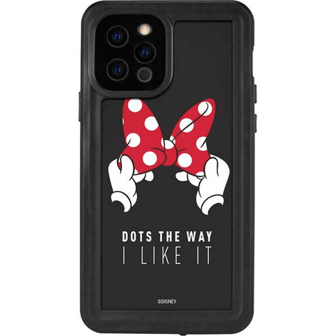 Disney Minnie Mouse Dots The Way iPhone 12 Pro Waterproof Case