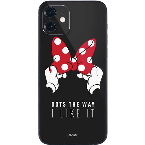 Disney Minnie Mouse Dots The Way iPhone 12 Skin