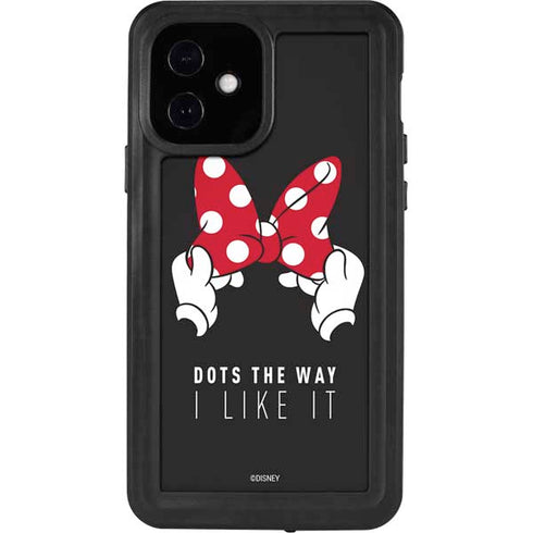 Disney Minnie Mouse Dots The Way iPhone 12 Waterproof Case