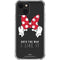 Disney Minnie Mouse Dots The Way iPhone 14 Plus Clear Case