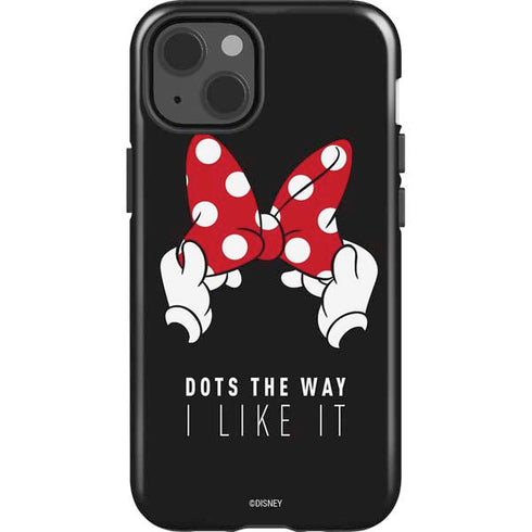 Disney Minnie Mouse Dots The Way iPhone 15 Impact Case