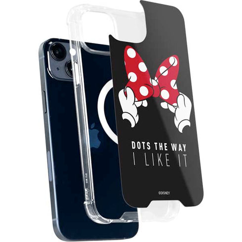 Disney Minnie Mouse Dots The Way iPhone 15 Plus MagSafe Case