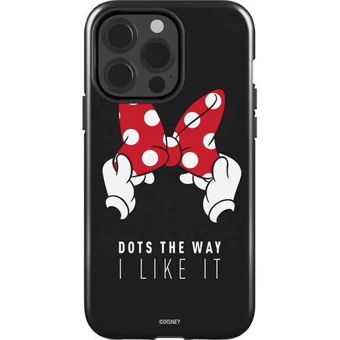 Disney Minnie Mouse Dots The Way iPhone 15 Pro Impact Case