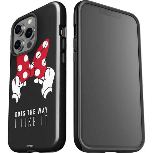 Disney Minnie Mouse Dots The Way iPhone 14 Pro Impact Case