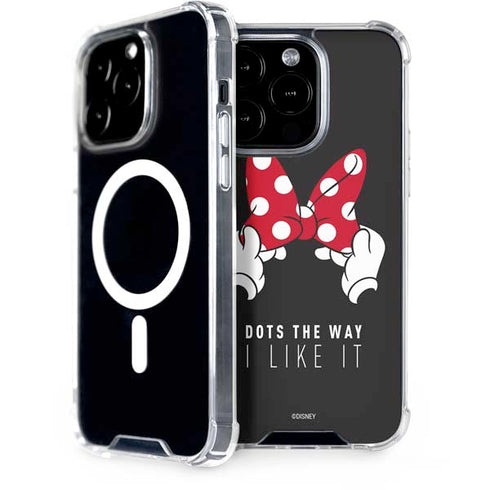 Disney Minnie Mouse Dots The Way iPhone 15 Pro MagSafe Case