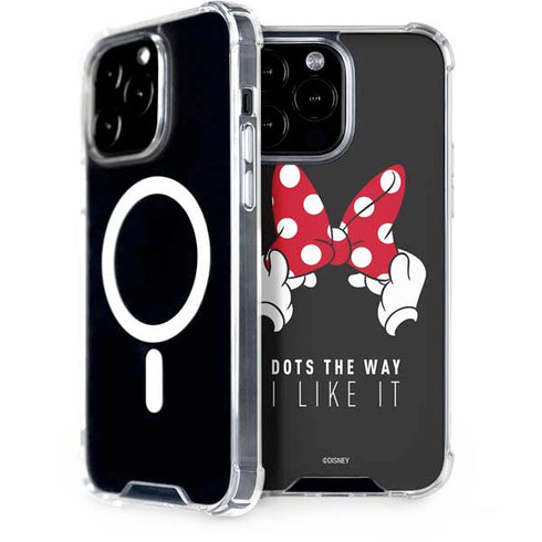Disney Minnie Mouse Dots The Way iPhone 15 Pro Max MagSafe Case