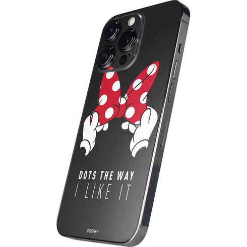 Disney Minnie Mouse Dots The Way iPhone 14 Pro Skin