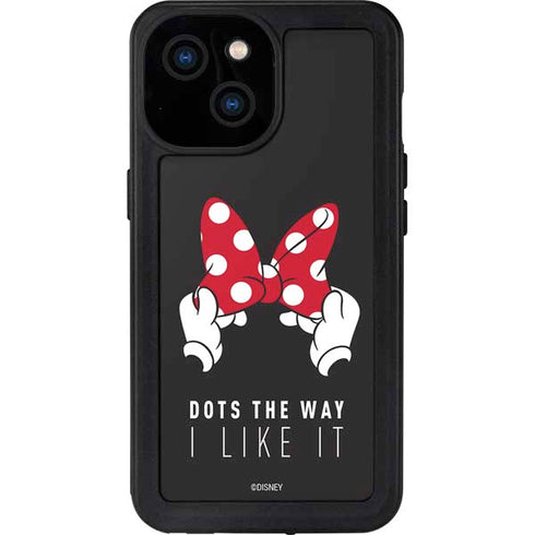 Disney Minnie Mouse Dots The Way iPhone 15 Waterproof Case