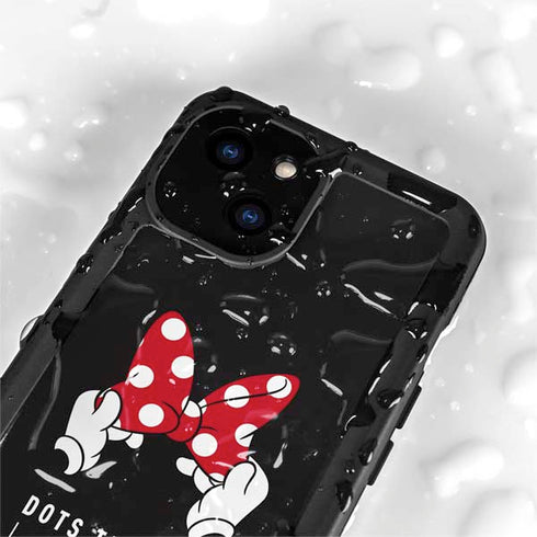 Disney Minnie Mouse Dots The Way iPhone 15 Waterproof Case