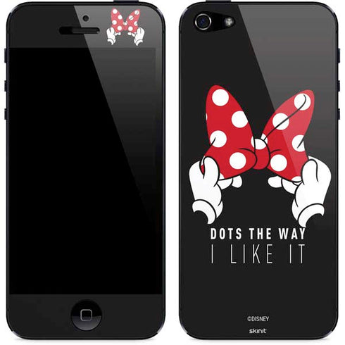 Disney Minnie Mouse Dots The Way iPhone 5/5s/5SE Skin