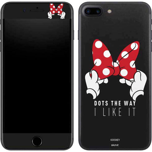 Disney Minnie Mouse Dots The Way iPhone 8 Plus Skin