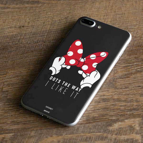 Disney Minnie Mouse Dots The Way iPhone 8 Plus Skin