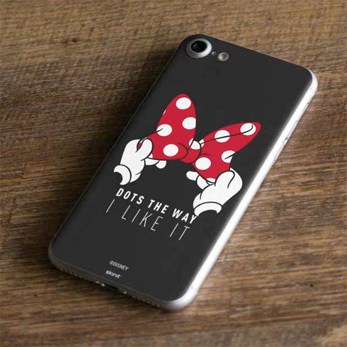 Disney Minnie Mouse Dots The Way iPhone 8 Skin