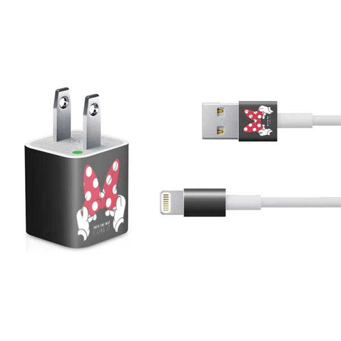 Disney Minnie Mouse Dots The Way iPhone Charger (5W USB) Skin
