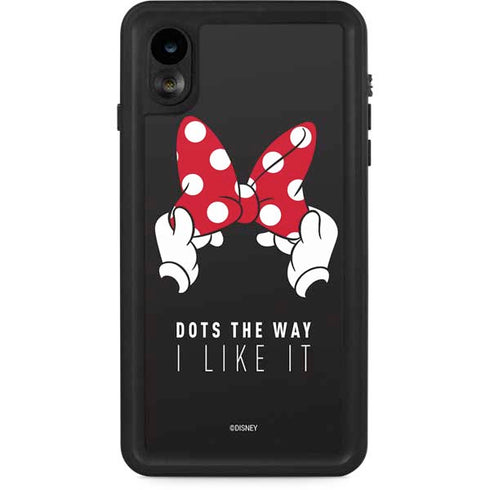 Disney Minnie Mouse Dots The Way iPhone XR Waterproof Case