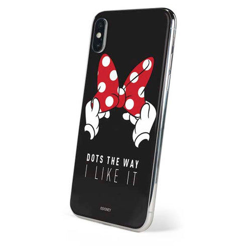 Disney Minnie Mouse Dots The Way iPhone XS Max Skin