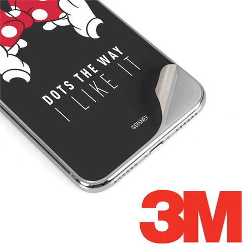 Disney Minnie Mouse Dots The Way iPhone XS Max Skin