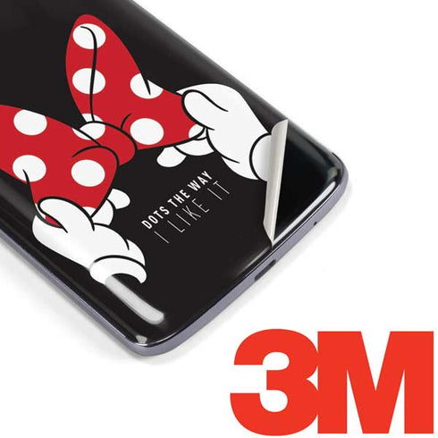Disney Minnie Mouse Dots The Way Moto E5 Plus Skin