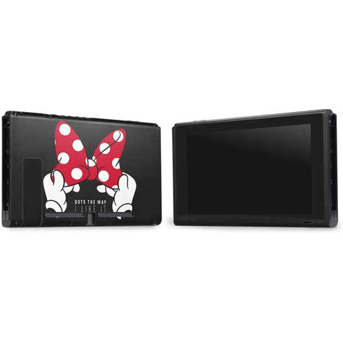 Disney Minnie Mouse Dots The Way Nintendo Switch Bundle Skin