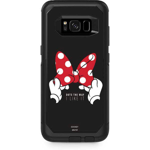 Disney Minnie Mouse Dots The Way Otterbox Commuter Galaxy Skin