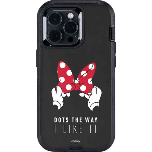 Disney Minnie Mouse Dots The Way Otterbox Defender iPhone Skin