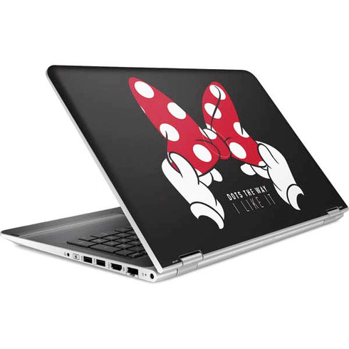 Disney Minnie Mouse Dots The Way HP Pavilion Skin