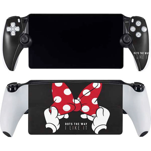 Disney Minnie Mouse Dots The Way PlayStation Portal Remote Player Skin