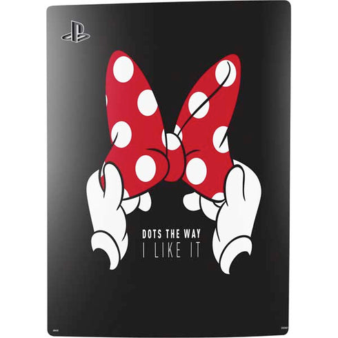 Disney Minnie Mouse Dots The Way PS5 Console Skin