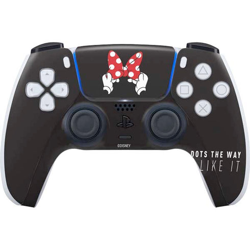 Disney Minnie Mouse Dots The Way PS5 Controller Skin