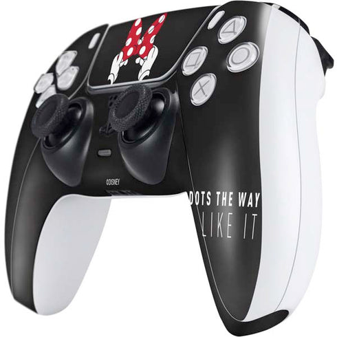 Disney Minnie Mouse Dots The Way PS5 Controller Skin