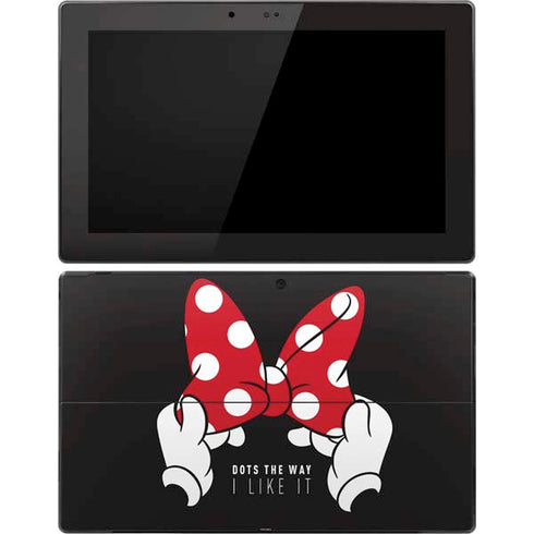 Disney Minnie Mouse Dots The Way Surface Pro Tablet Skin