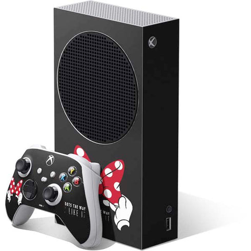Disney Minnie Mouse Dots The Way Xbox Series S Skins