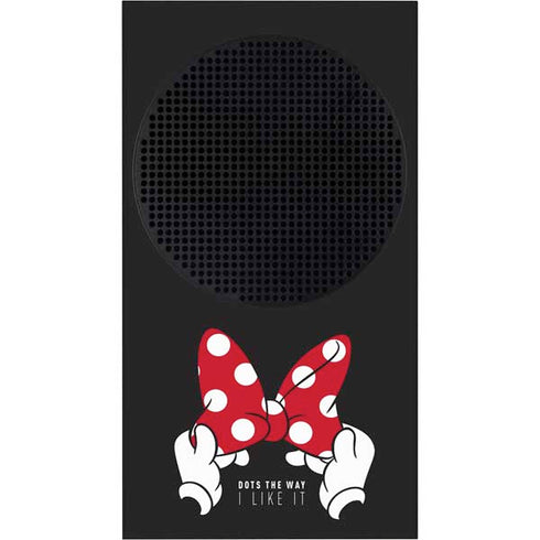 Disney Minnie Mouse Dots The Way Xbox Series S Bundle Skin