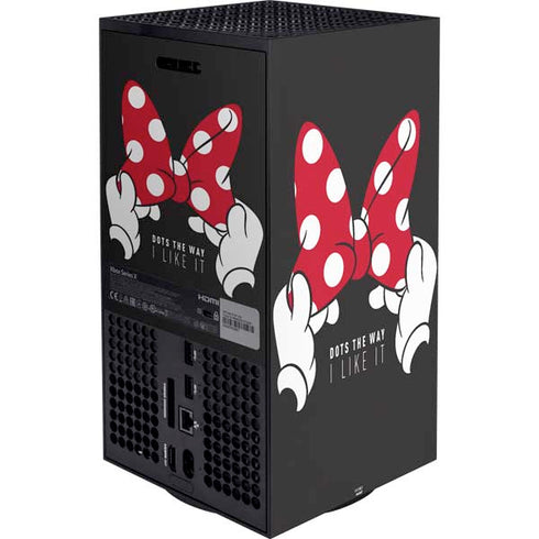 Disney Minnie Mouse Dots The Way Xbox Series X Bundle Skin