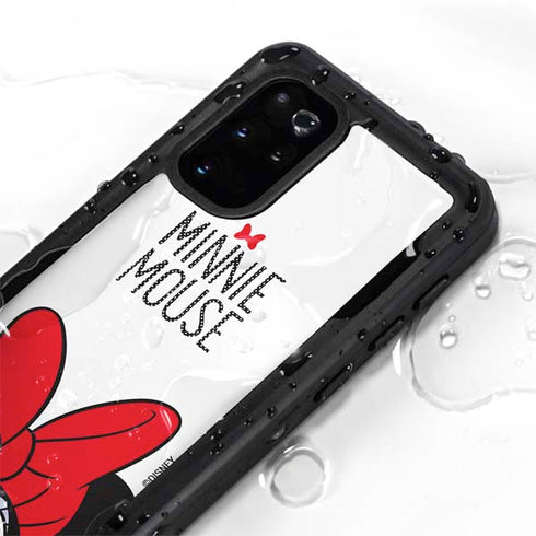 Disney Minnie Mouse Galaxy S20 Plus Waterproof Case