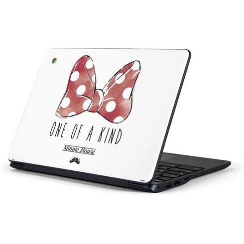 Disney Minnie Mouse One Of A Kind Bow Samsung Chromebook Skin
